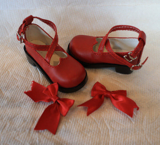 Red Heart Shoe-BJD 6.2 cm