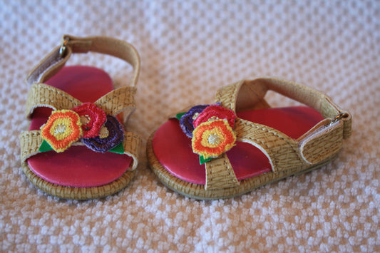 Three Flower Sandals