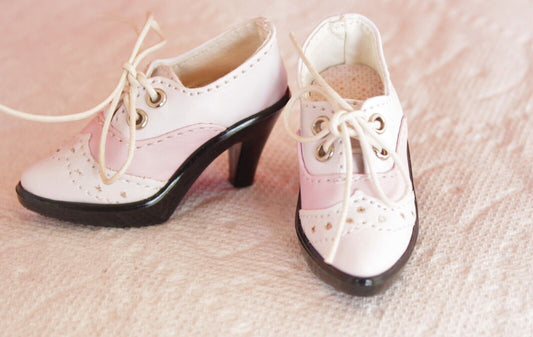Pink & White Bootie BJD